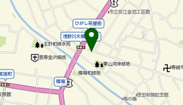 金沢 浅の川園遊会館の地図画像