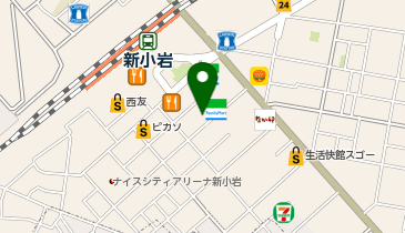 ベトナム料理レストラン 新小岩店の地図画像