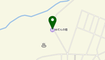 湯段温泉郷の地図画像