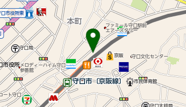 自家焙煎珈琲の店 Aroma &Calm Dorado(アロマ アンド カーム ドラド) 京阪守口市駅店の地図画像