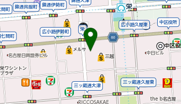 【3/18オープン】お弁当 うな富士 栄三越店の地図画像