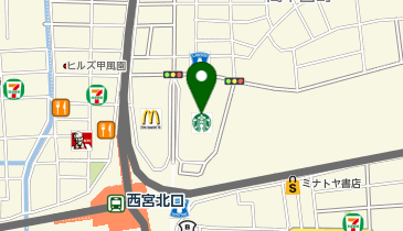 【4/7オープン】大阪スパゲッティキング アクタ西宮店の地図画像