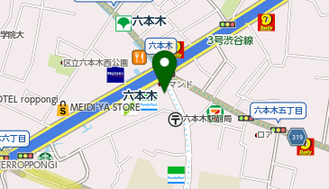 GiGO六本木芋洗坂の地図画像