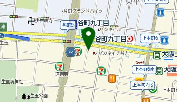 【4/8オープン】チャイニーズ・ダイニング 蘭亭 谷九本店の地図画像
