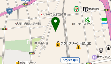 グラングリーン大阪THE NORTH RESIDENCE(ザ・ノースレジデンス)の地図画像