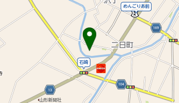 二日町共同浴場の地図画像