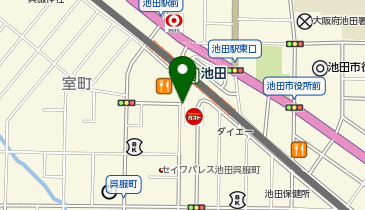 郷土料理ちかっぱ 池田店の地図画像