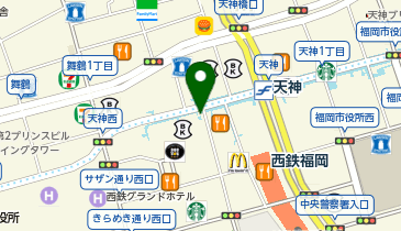 東急リバブル 福岡センターの地図画像