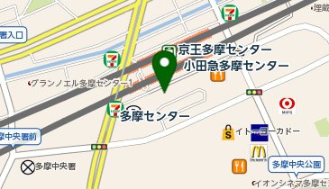 多摩法務局証明サービスセンターの地図画像