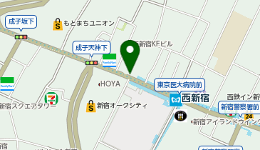 成子坂の地図画像