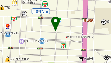 たこ善の地図画像