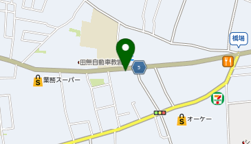 白洋舍 田無店の地図画像