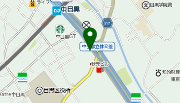 みずほ中目黒スクエアの地図画像