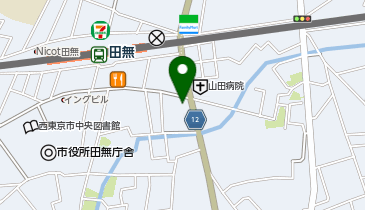 zen place pilates(ゼン プレイス ピラティス) 田無の地図画像