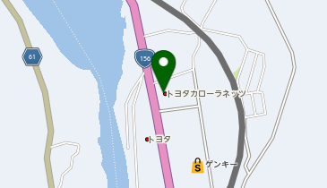 トヨタカローラネッツ岐阜 郡上店の地図画像