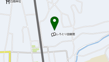 郡上市図書館 本館の地図画像
