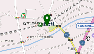 多賀城市 ポケふたの地図画像