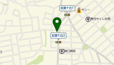 cafe 楓の地図画像