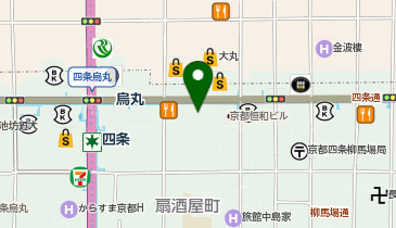 ピラティスKASANE(カサネ) 四条烏丸店の地図画像