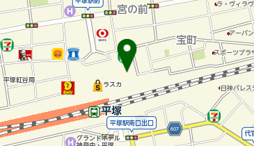 ピラティスKASANE(カサネ) 平塚店の地図画像