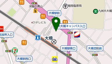 ピラティスKASANE(カサネ) 福岡大橋店の地図画像