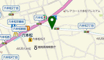 ピラティスKASANE(カサネ) 六本松店の地図画像