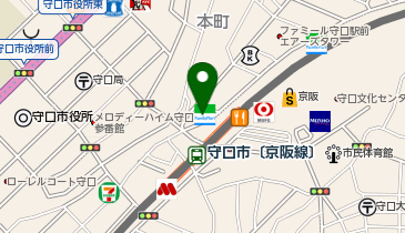ピラティスKASANE(カサネ) 守口店の地図画像