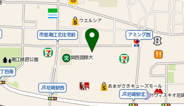 ピラティスKASANE(カサネ) 尼崎店の地図画像