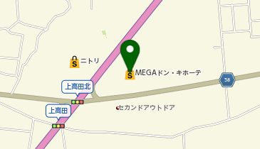GORGE(ゴージ) ドン・キホーテ長野店の地図画像