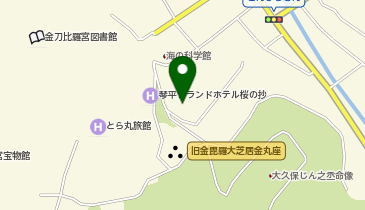 琴平町公会堂の地図画像