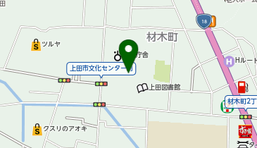 長野県上田地域振興局の地図画像