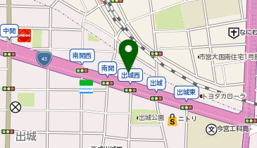 Rita Hotel Namba(リタホテル難波)の地図画像