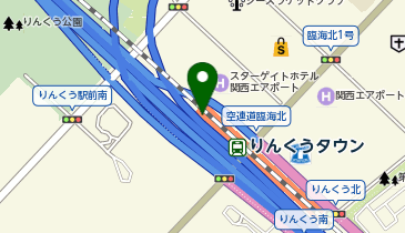 ライトウインズりんくうタウンの地図画像