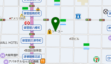 【4/18オープン】H&deg;M'S'' WatchStore大阪の地図画像