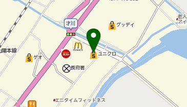 ホダカ 下関長府店の地図画像