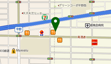 【4/15オープン】D-Wash 平野南港通の地図画像