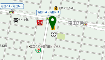 【4/15オープン】かつ善 屯田店の地図画像