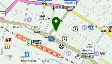 【4/15オープン】セルフカフェ 鳥取駅前店の地図画像