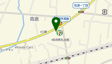 京都北白川ラーメン魁力屋 防府店の地図画像
