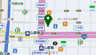 Pretty Ballerinas(プリティ・バレリーナ) 心斎橋店の地図画像