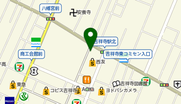 買取専門店こやし屋 吉祥寺店の地図画像