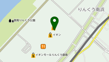 【4/16オープン】代官山Candyapple イオンモールりんくう泉南店の地図画像
