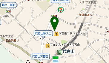 イオンフードスタイル フードスタイル代官山店の地図画像