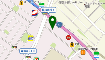 【5/1オープン】毎日サウナ東京 幕張店の地図画像