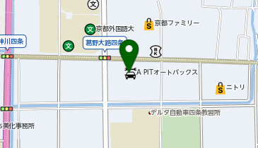 【4/18オープン】BYD AUTO 京都四条の地図画像