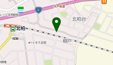 スーパーベルクス 北柏店の地図画像