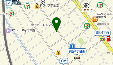 【4/18オープン】白金はなれの地図画像