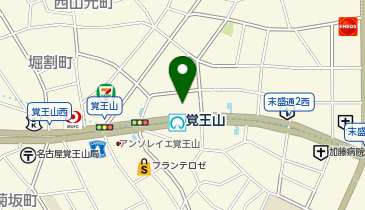 TSUTAYA コンディショニング ピラティス 覚王山店の地図画像