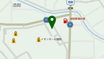 横浜家系ラーメン町田商店 イオンモール福岡店の地図画像