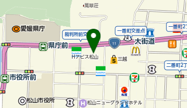 豚かつ専門とんとんの地図画像